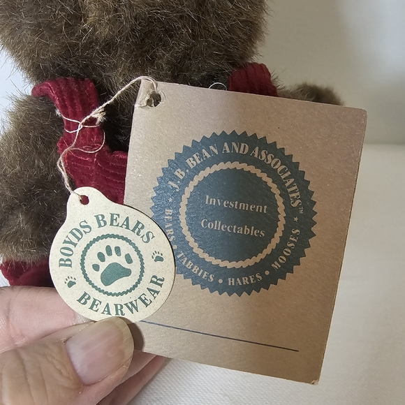 Boyd's Bear Christopher 10" circa 1996 almost vintage! EUC - Picture 3 of 3